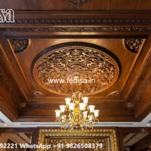 Wooden Ceiling Design Folsiling New Design Hall No-505