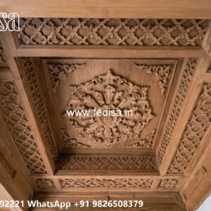 Wooden Ceiling Design Bedroom False Ceiling Design With Fan No-518