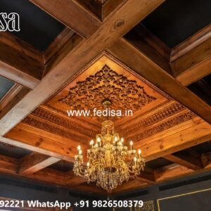 Wooden Ceiling Design Cnc False Ceiling No-540