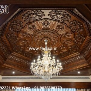 Wooden Ceiling Design Hall False Ceiling Design 2026 No-573