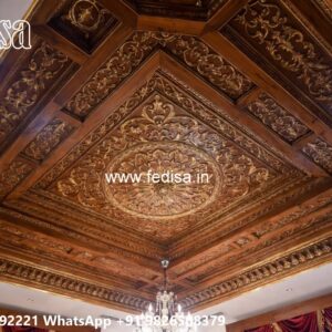 Wooden Ceiling Design Pop Ke Phool No-588
