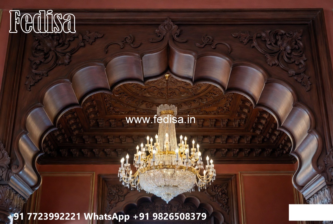 Wooden Ceiling Design Modern Pop Design For Hall No-612