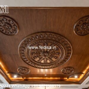 Wooden Ceiling Design Attractive Pop Design For Hall 2026 No-613