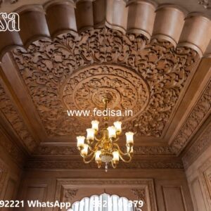 Wooden Ceiling Design Outdoor Balcony Ceiling Design No-653