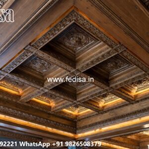 Wooden Ceiling Design Pop Hall Design New No-675
