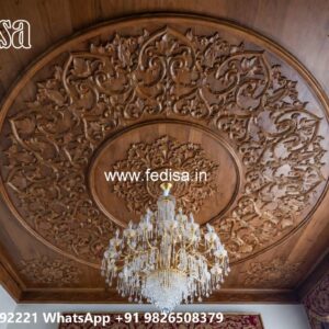 Wooden Ceiling Design Pop Fosiling Design No-703