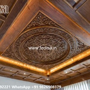 Wooden Ceiling Design Curved Ceiling Design No-710
