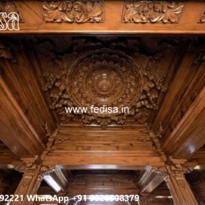 Wooden Ceiling Design Light Pop Design No-729
