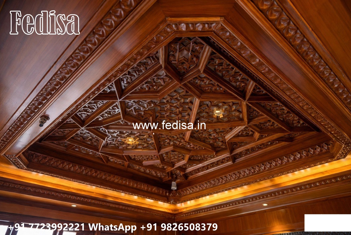 Wooden Ceiling Design Bar Ceiling Design No-755
