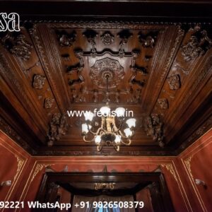 Wooden Ceiling Design Slab Ceiling Design No-773