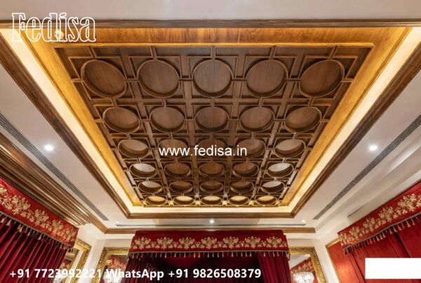 Wooden Ceiling Design L Box False Ceiling No-790 - Fedisa