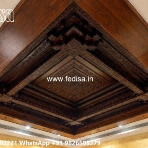 Wooden Ceiling Design Minus Plus Pop Design New No-798