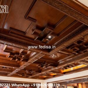 Wooden Ceiling Design Ceiling Fan Design For Living Room No-815