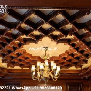 Wooden Ceiling Design Hall Ceiling Design In Cement No-826