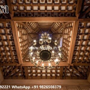 Wooden Ceiling Design Fiber Ceiling Design For Home No-832