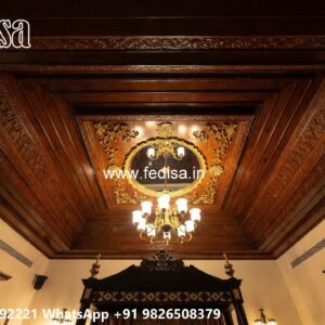 Wooden Ceiling Design Office Pop Ceiling Design No-846