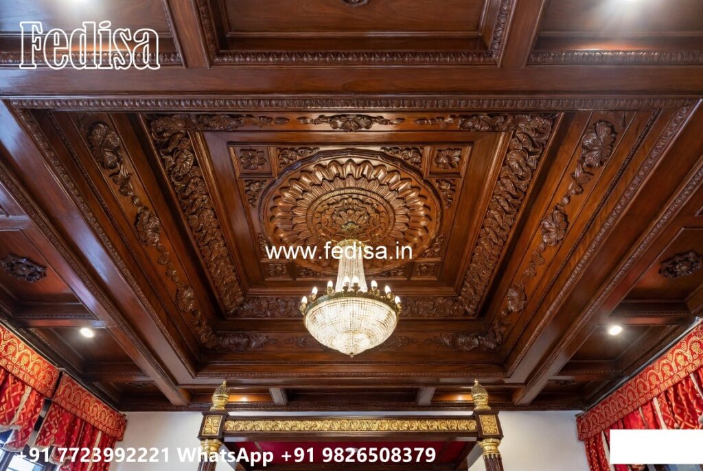 Wooden Ceiling Design House Hall Ceiling Design No-853 - Fedisa