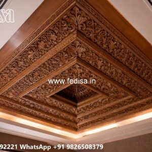 Wooden Ceiling Design Ceiling Fan Design For Hall No-857