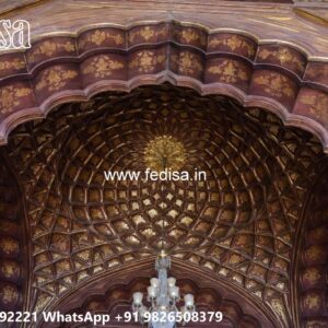 Wooden Ceiling Design Mdf Jali False Ceiling No-858