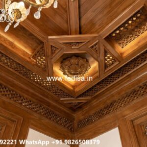 Wooden Ceiling Design Fan Pop Design Color No-860