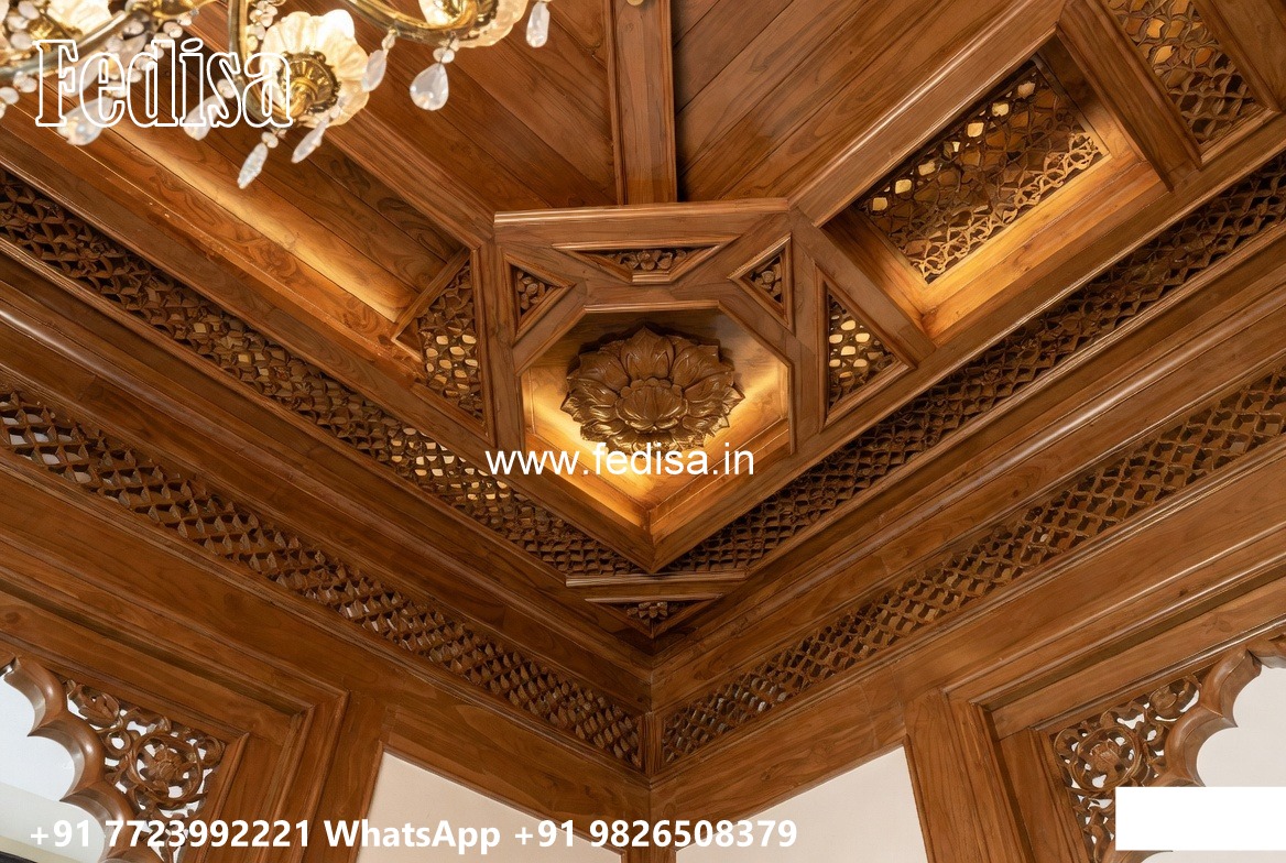 Wooden Ceiling Design Fan Pop Design Color No-860