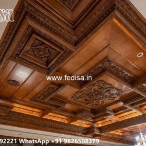 Wooden Ceiling Design Hall False Ceiling Design 2026 No-861