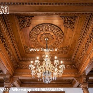 Wooden Ceiling Design Pop Corner Design Price No-896