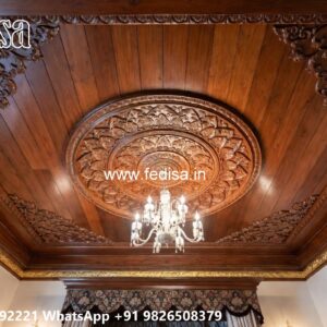 Wooden Ceiling Design Pop Dizain Hall No-899