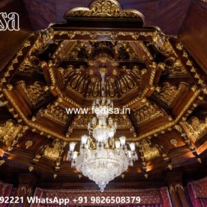 Wooden Ceiling Design Cornice Molding Design Pop No-900
