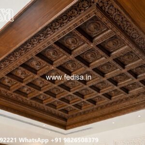 Wooden Ceiling Design Living Ceiling Design No-907