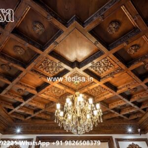 Wooden Ceiling Design Pop Plus Minus Ke Design No-917
