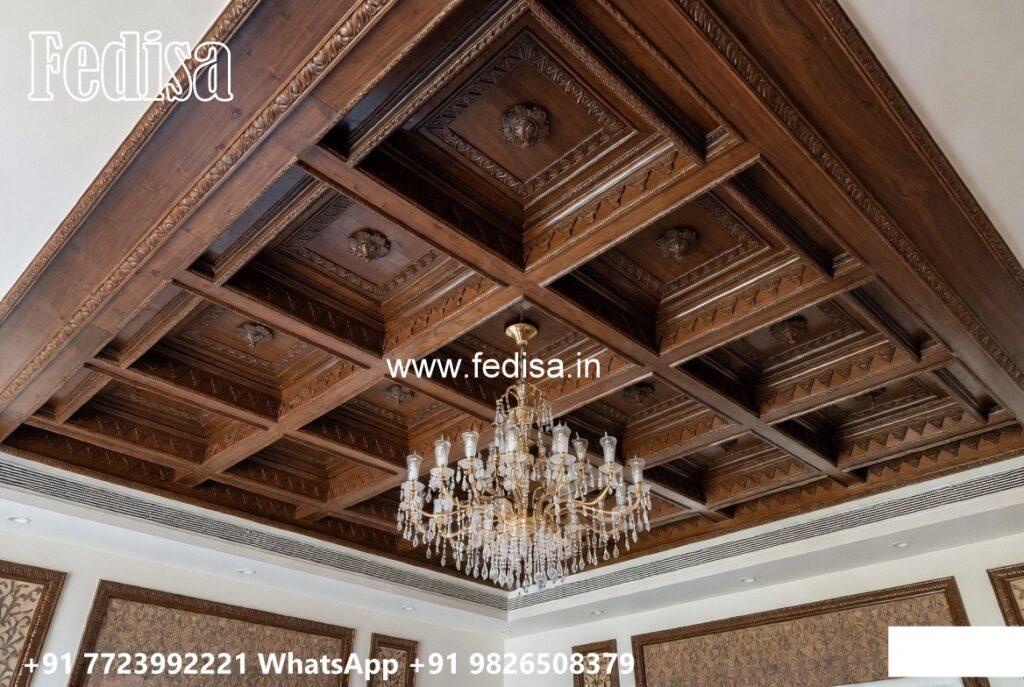Wooden Ceiling Design Main Hall Fall Ceiling Design 2026 No-921 - Fedisa