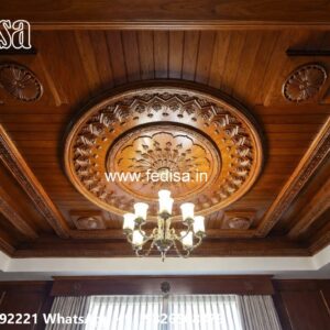 Wooden Ceiling Design Pop Design Color For Hall No-922