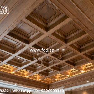 Wooden Ceiling Design Puja Room Ceiling Design No-923