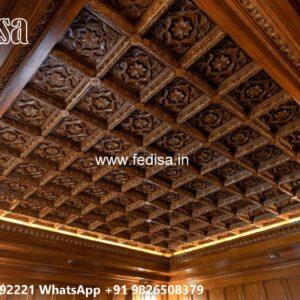 Wooden Ceiling Design Readymade Ceiling Design No-940