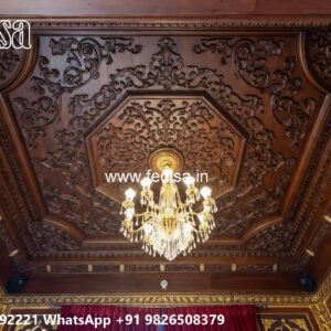 Wooden Ceiling Design House False Ceiling No-972
