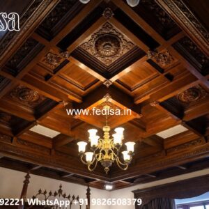 Wooden Ceiling Design Ceiling Fan New Design No-1010
