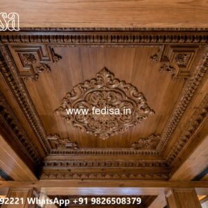 Wooden Ceiling Design Jali False Ceiling No-1011