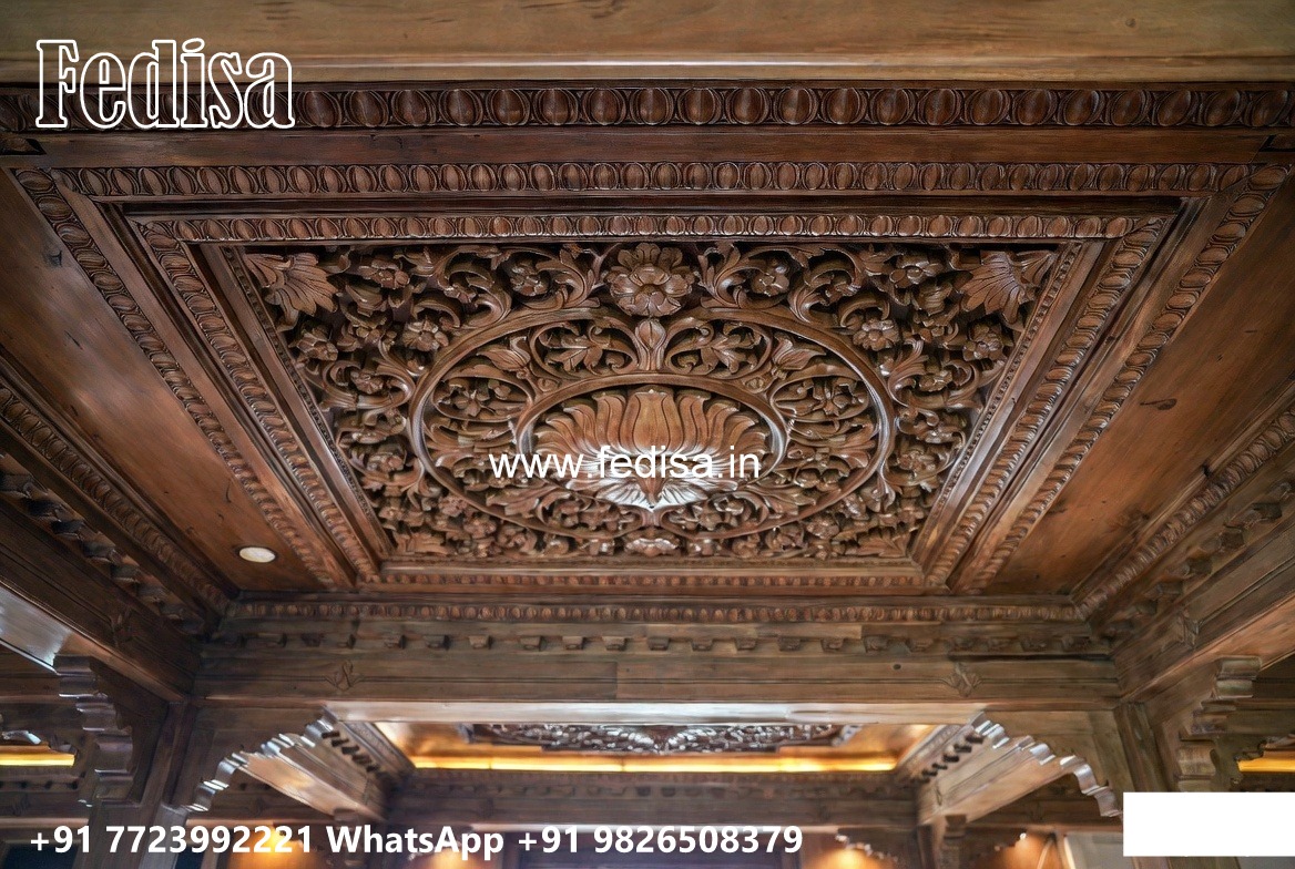 Wooden Ceiling Design Best False Ceiling Design For Hall With Two Fans No-1021
