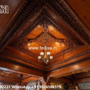 Wooden Ceiling Design Pop Molding Design For Roof No-1024
