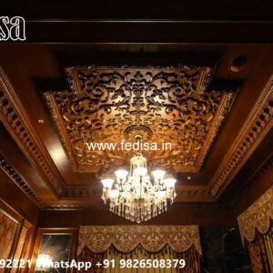 Wooden Ceiling Design Foyer Ceiling Design No-1032