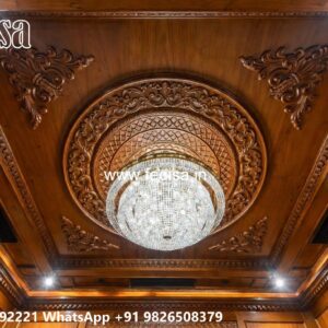 Wooden Ceiling Design Crown Molding Ceiling Ideas No-1036