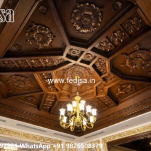 Wooden Ceiling Design Room Ceiling Decoration No-1050