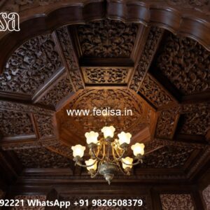 Wooden Ceiling Design Artificial Ceiling Design No-1059