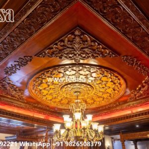 Wooden Ceiling Design Cement False Ceiling Design No-1060