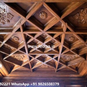 Wooden Ceiling Design Beam Decoration Ideas No-1072