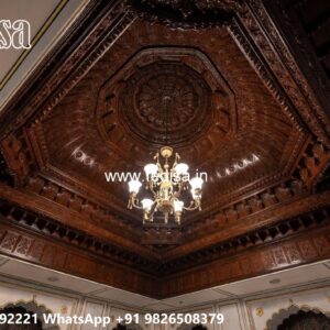 Wooden Ceiling Design Pop Ceiling Design Color No-1077
