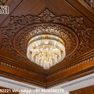 Wooden Ceiling Design Gypsum Board Design For Salon No-1091