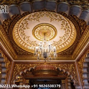 Wooden Ceiling Design High Ceiling Bedroom Ideas No-1100