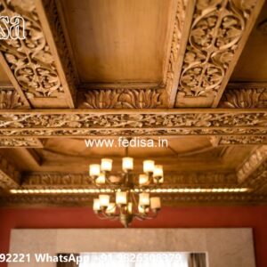 Wooden Ceiling Design False Ceiling Ideas For Bedroom No-1124